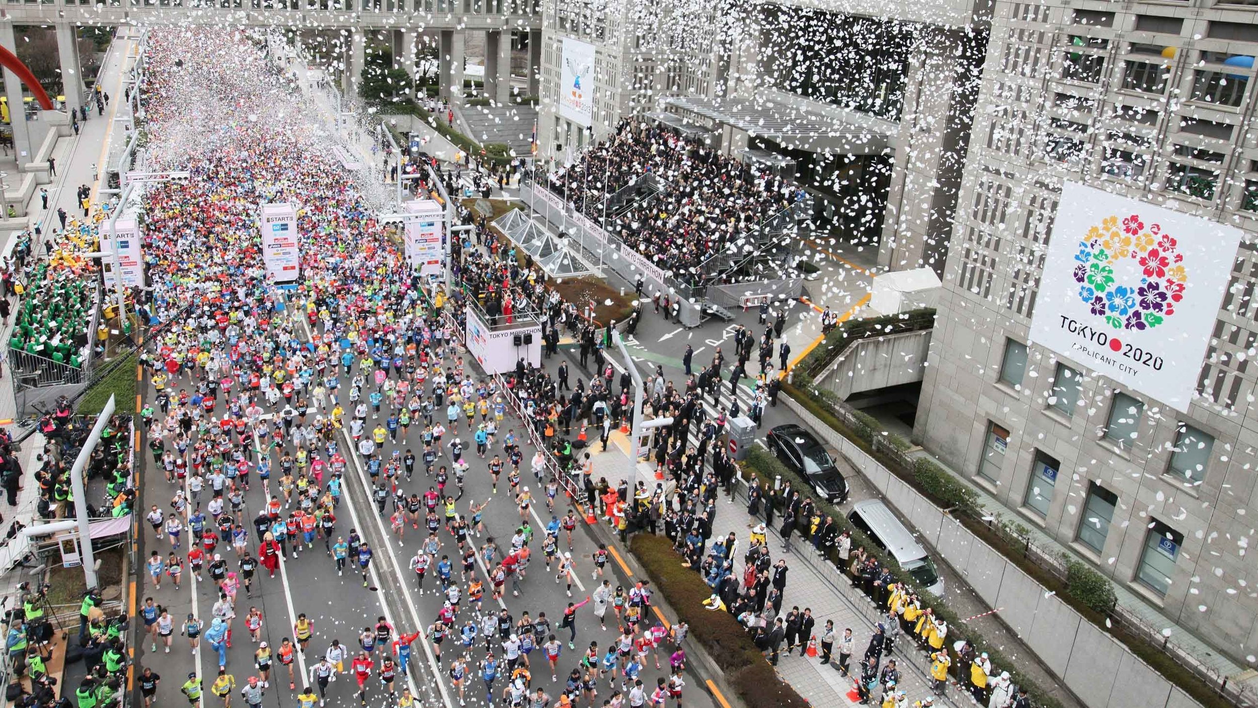 Tokyo Marathon start. Pic from WorldsMarathon.com