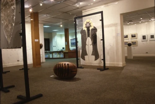 Contemporary artworks by Steve Dillworth for his touring exhibition at the Crawford Art Gallery