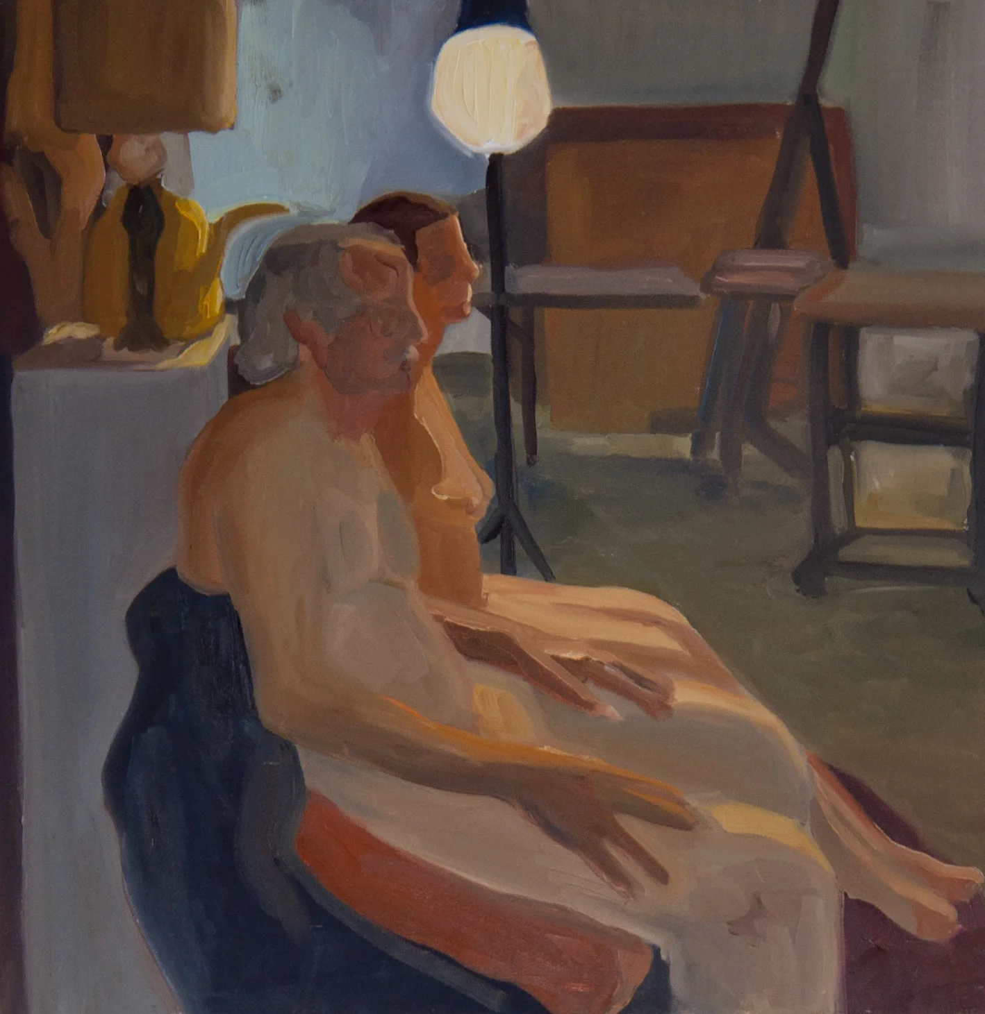 Old Models 2 , oil on canvas, 2012