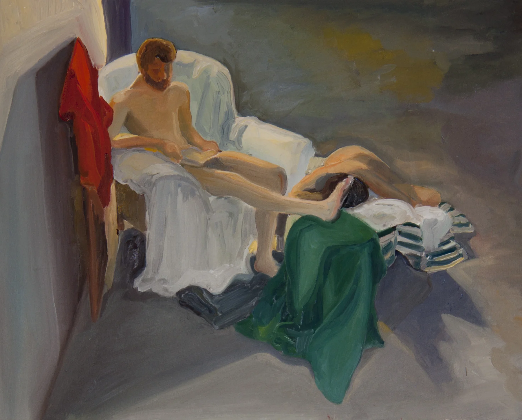 Young Models , oil on canvas, 2012
