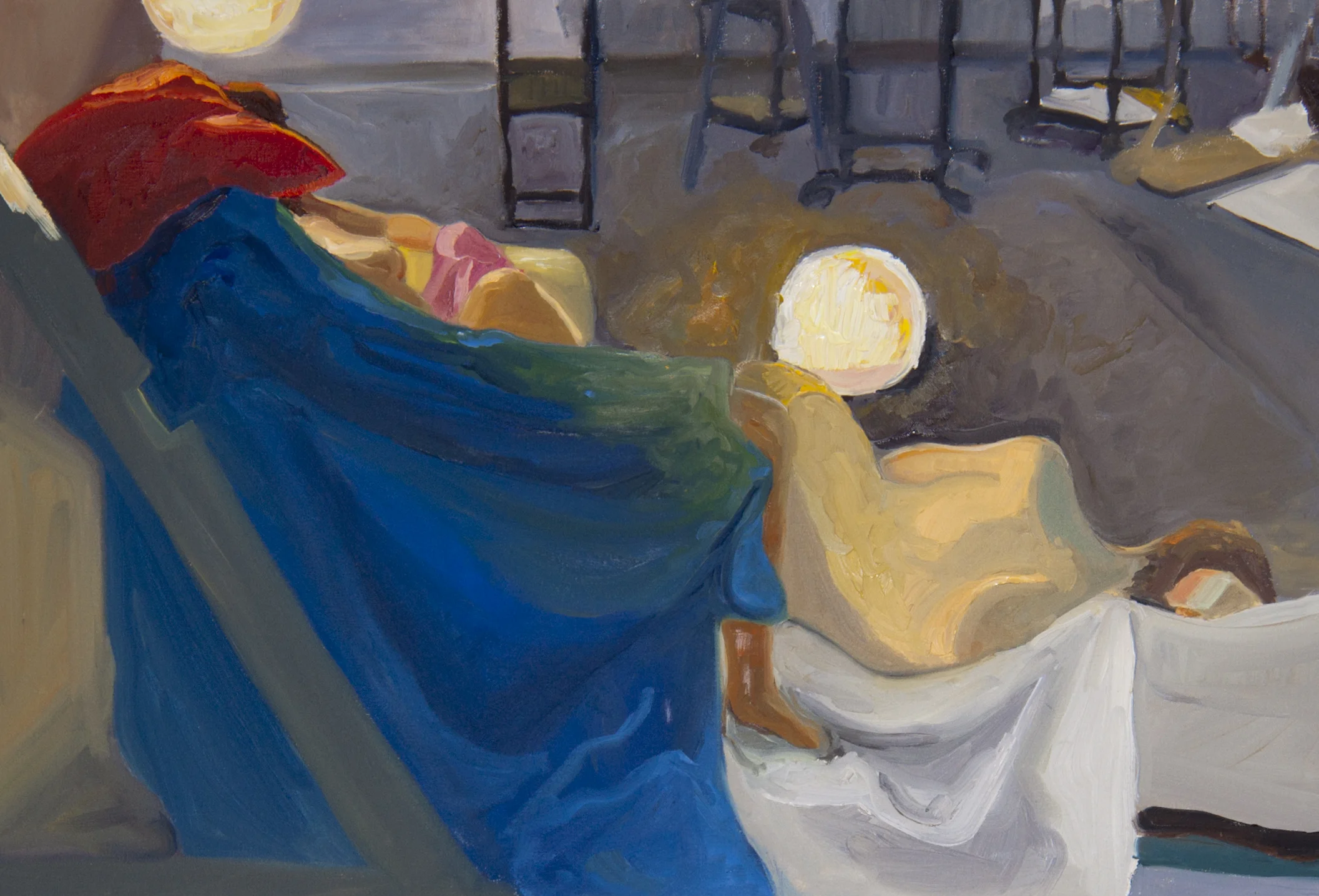 Young Models 2 , oil on canvas, 2012