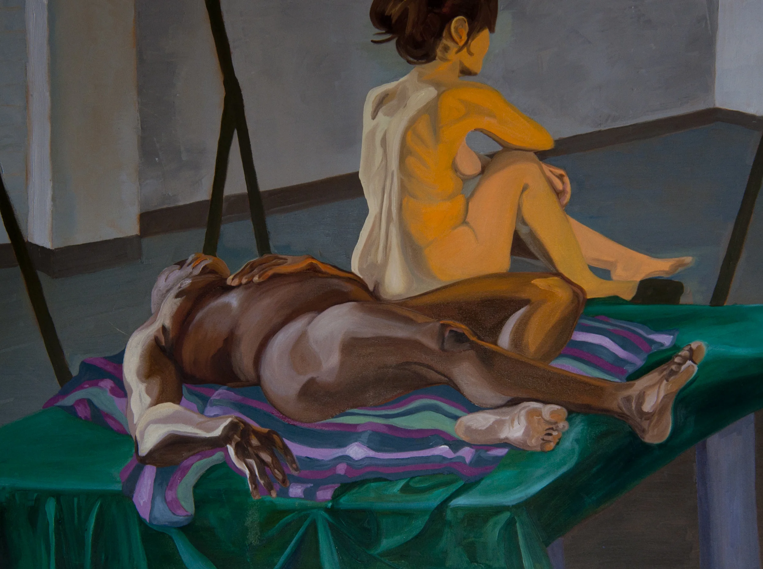   Three Day Figure Study , oil on canvas, 2010 