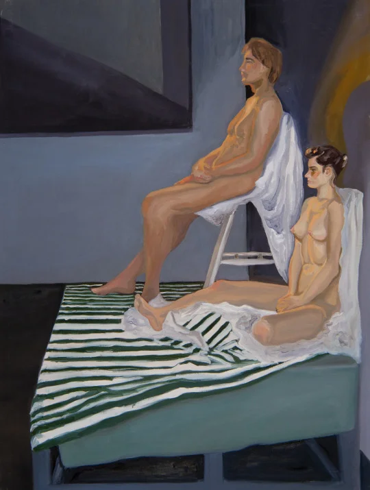   Young Models , oil on canvas, 2011 