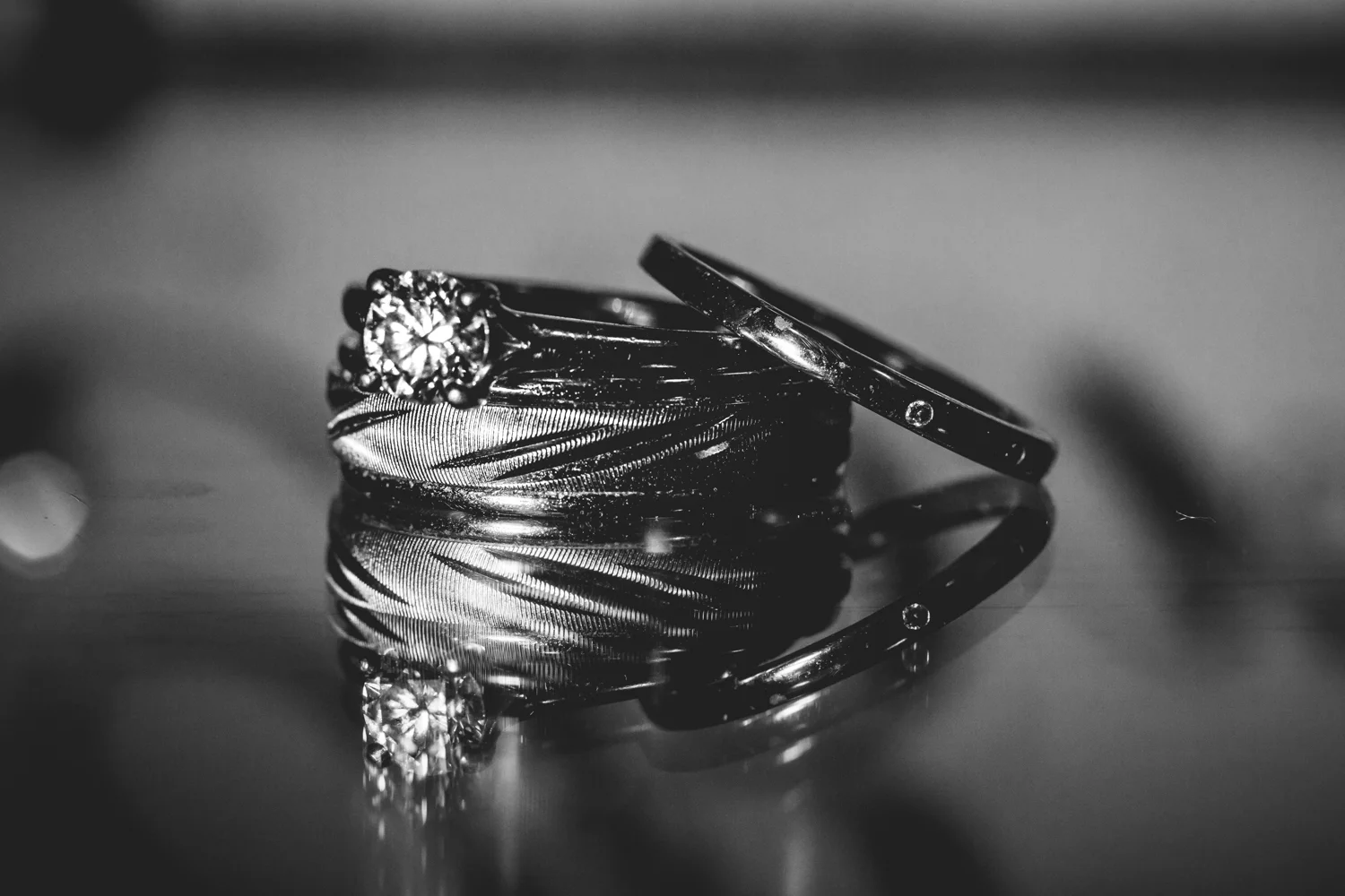 Wedding ring. 