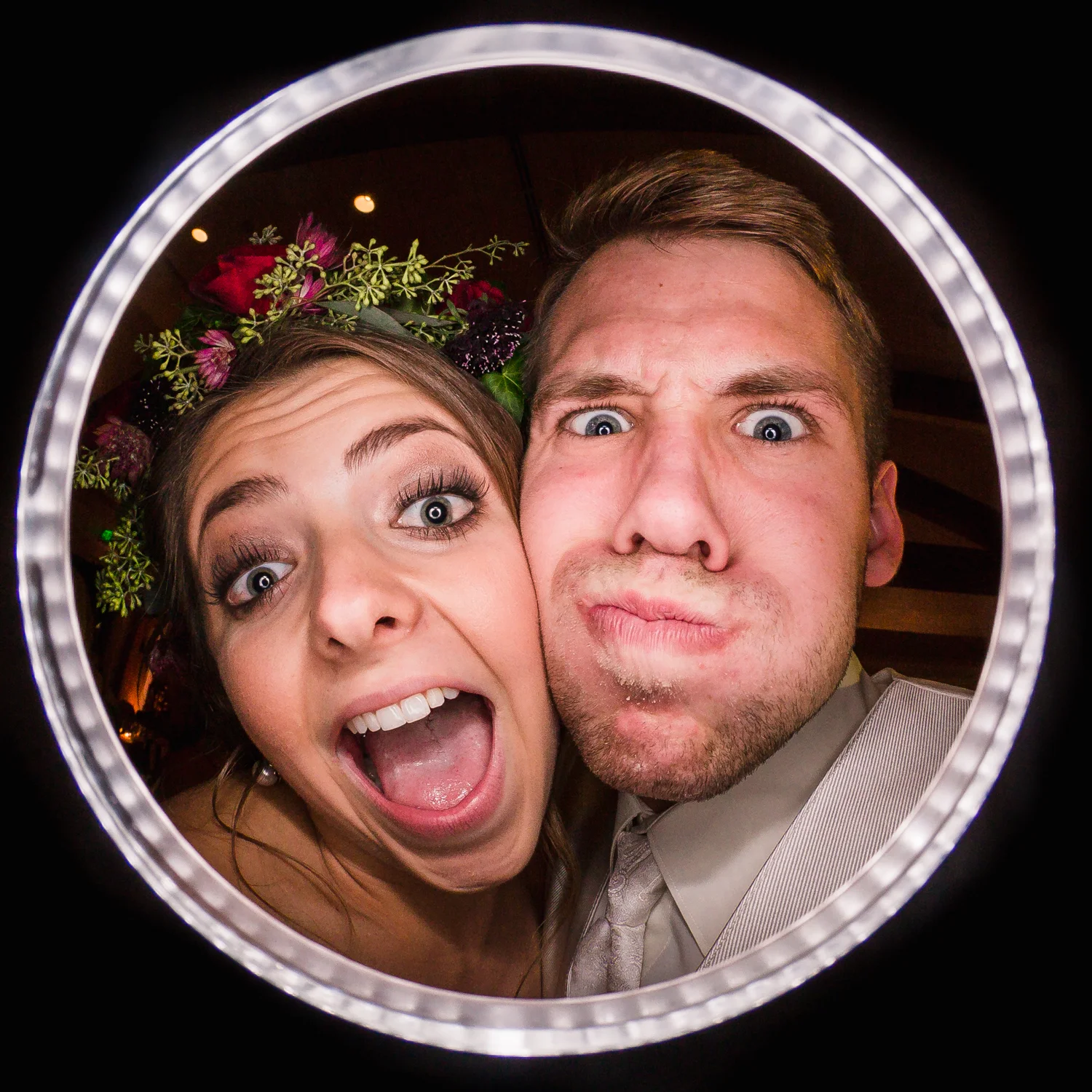 Party Window! Photographed by JMGant Photography, Denver Colorado wedding photographer. 
