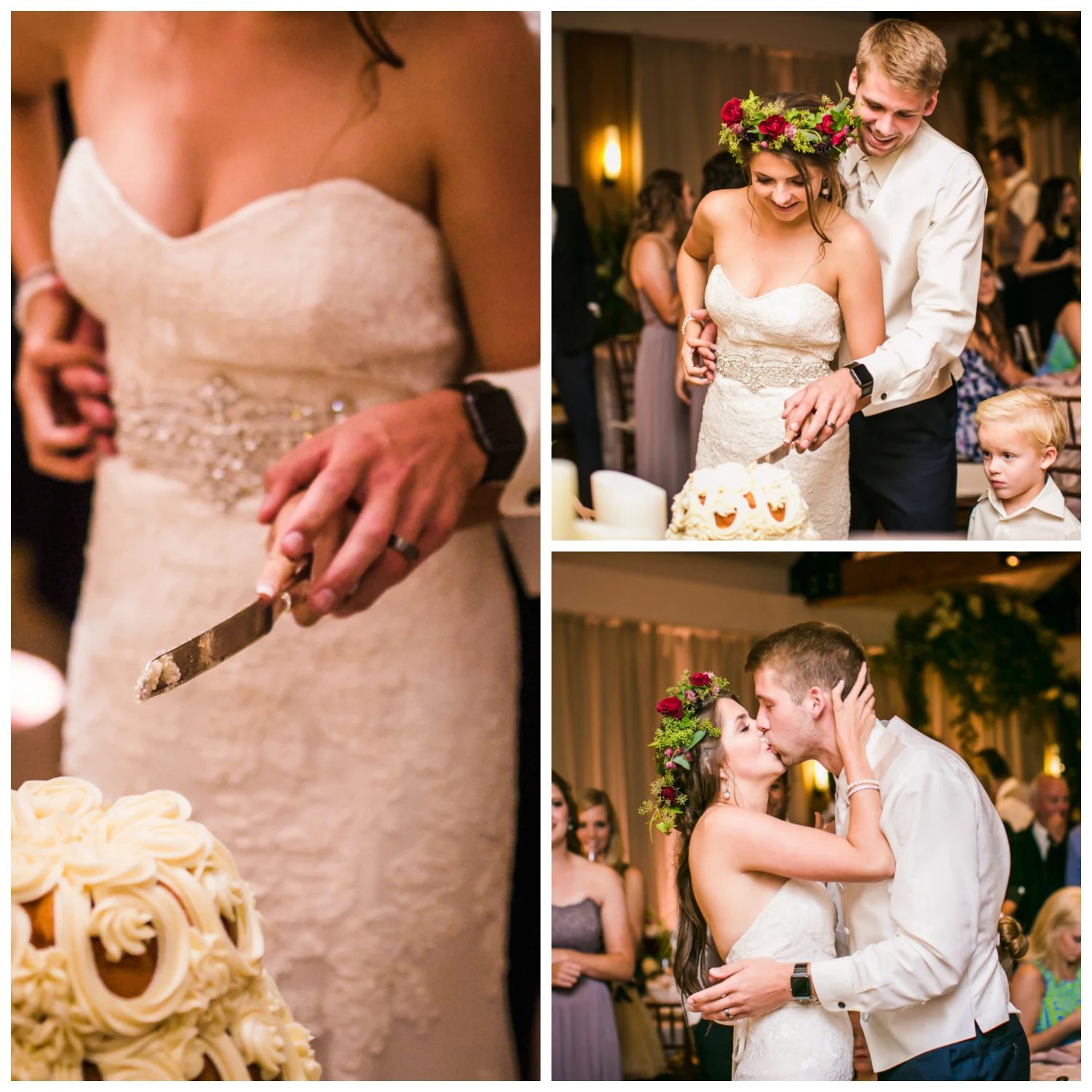 Cake cutting at Highlands Ranch Mansion. hotographed by JMGant Photography, Denver Colorado wedding photographer. 