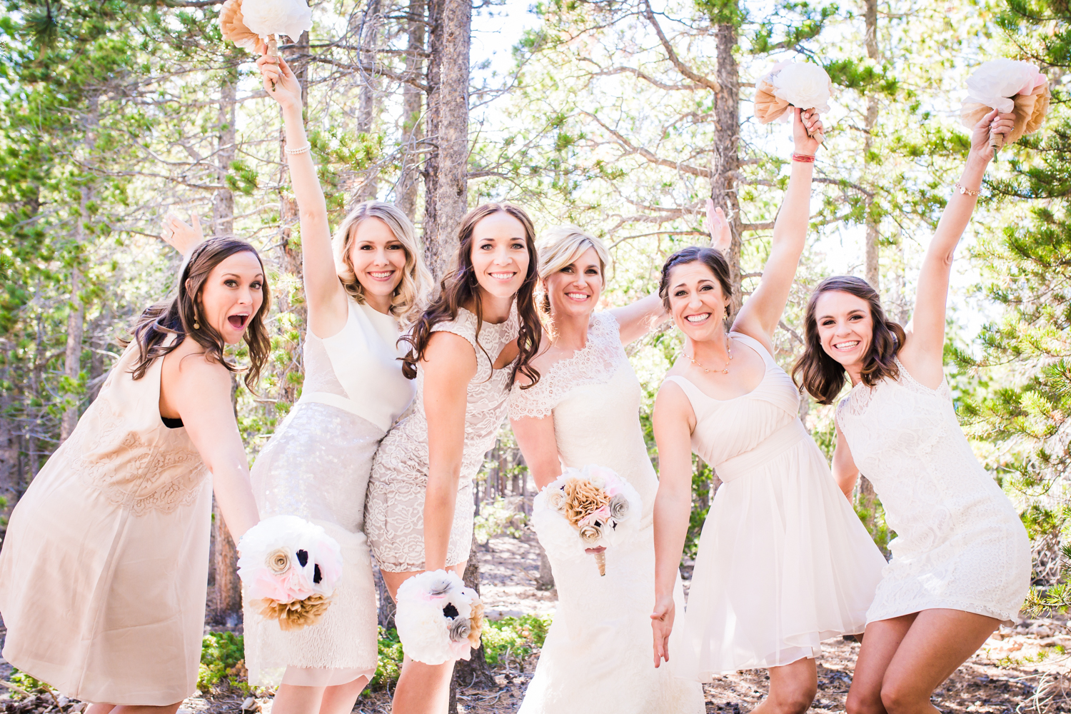 Bridesmaids for a day, best friends for life. 