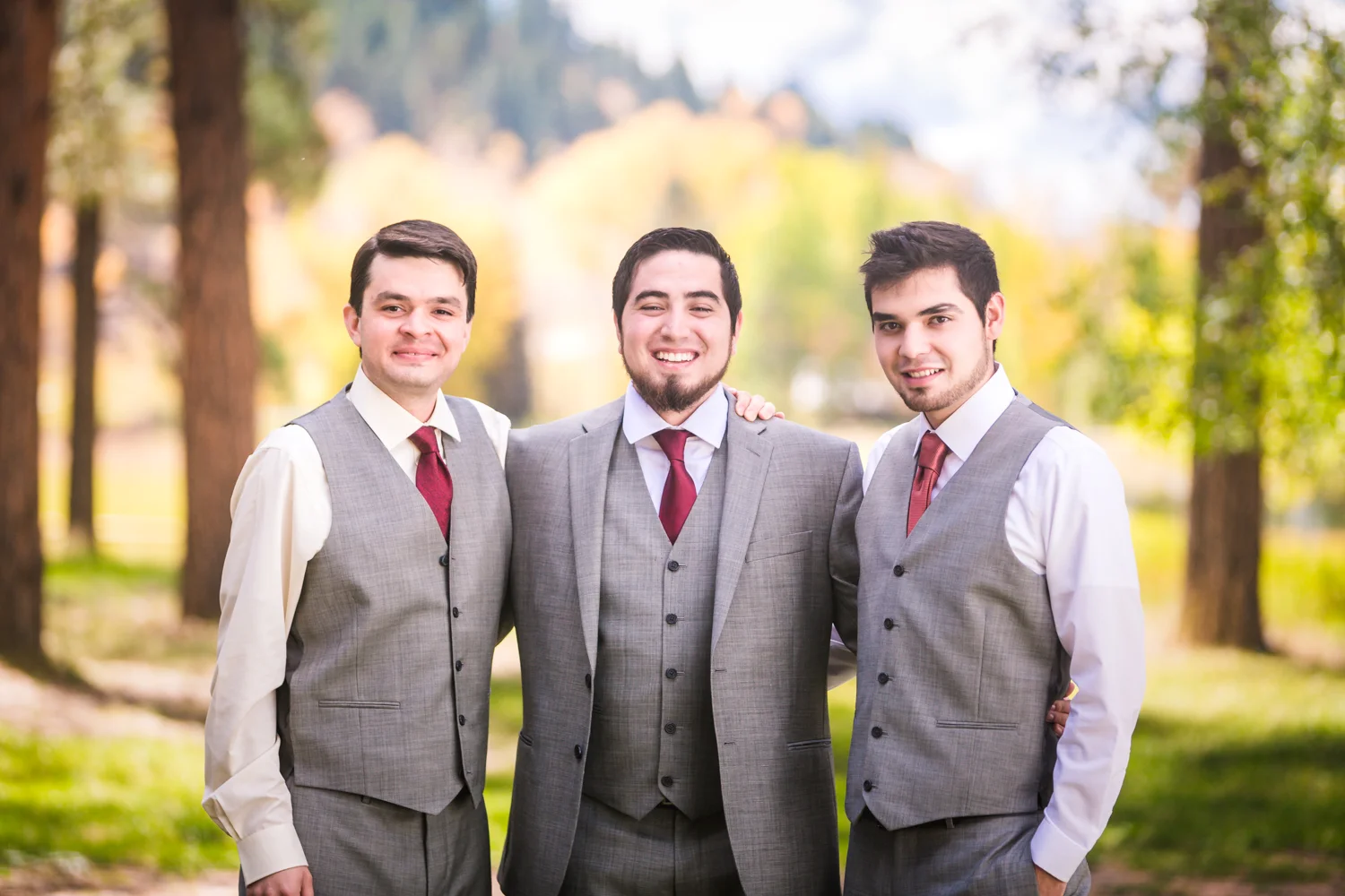 Groom and his brothers by JMGant Photography.