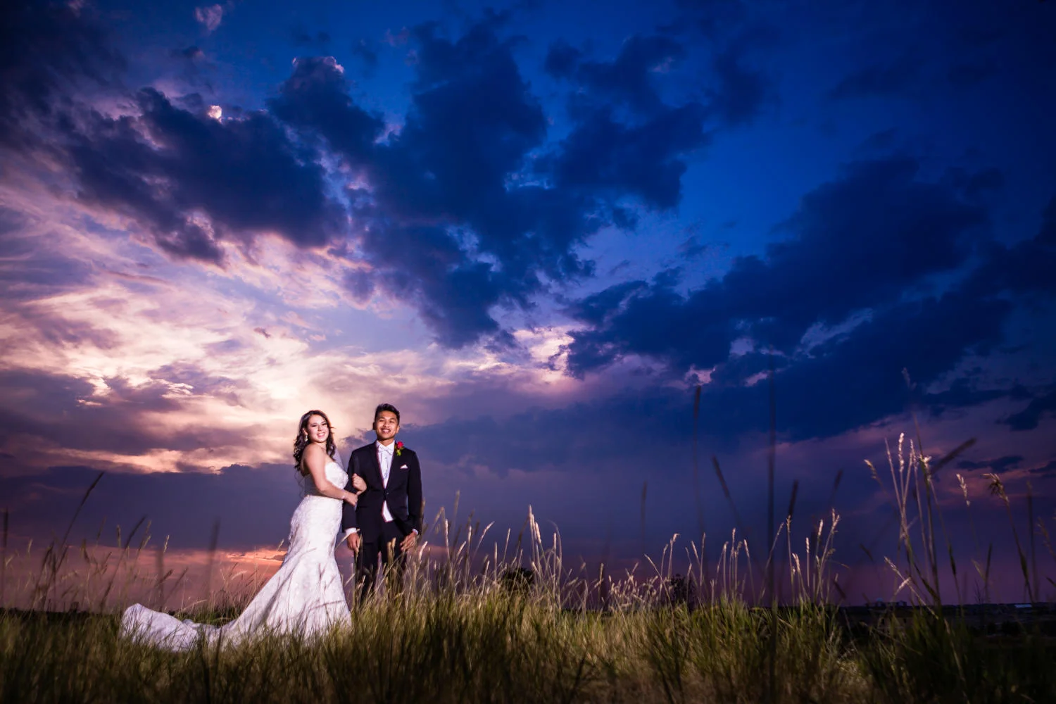 Blackstone Country Club wedding by JMGant Photography. This has got to be one of the most amazing sunsets ever!