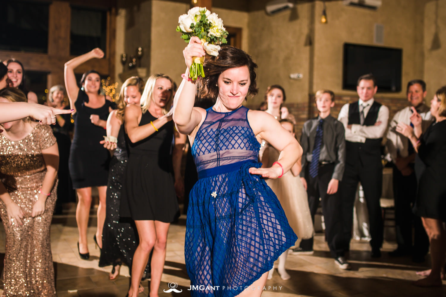 Stunning elegant wedding at the Della Terra Mountain Chateau in Estes Park Colorado. Photographed by Jared M. Gant of JMGant Photography.