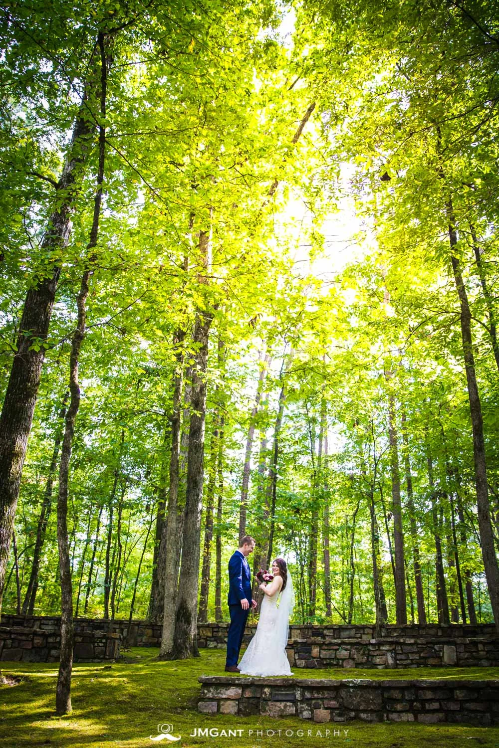 Anthony Chapel Wedding | first look | Hot Springs Arkansas Wedding photographer | © JMGant Photography | http://www.jmgantphotography.com/