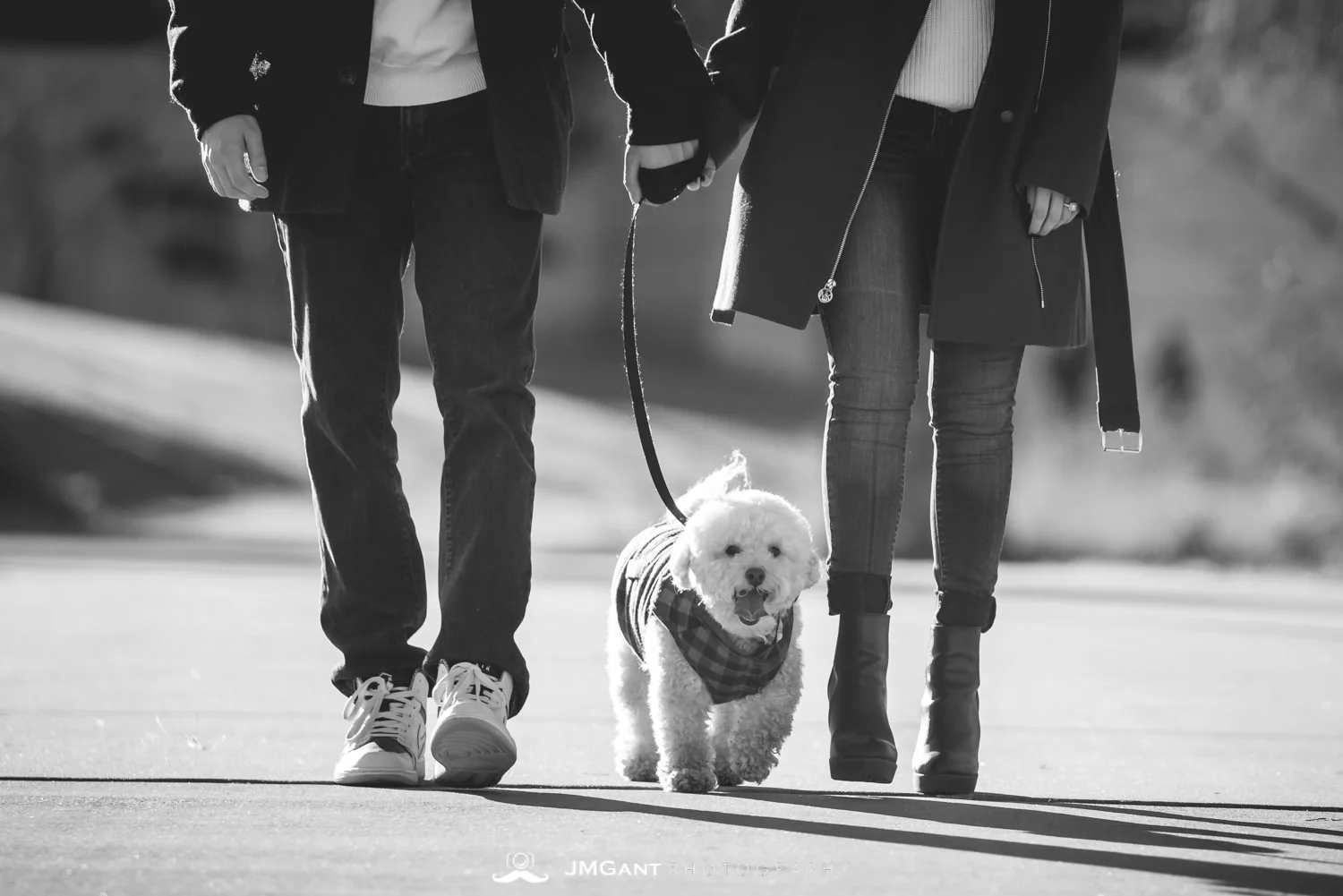 Downtown Denver Engagement Pictures captured by wedding photographer JMGant Photography