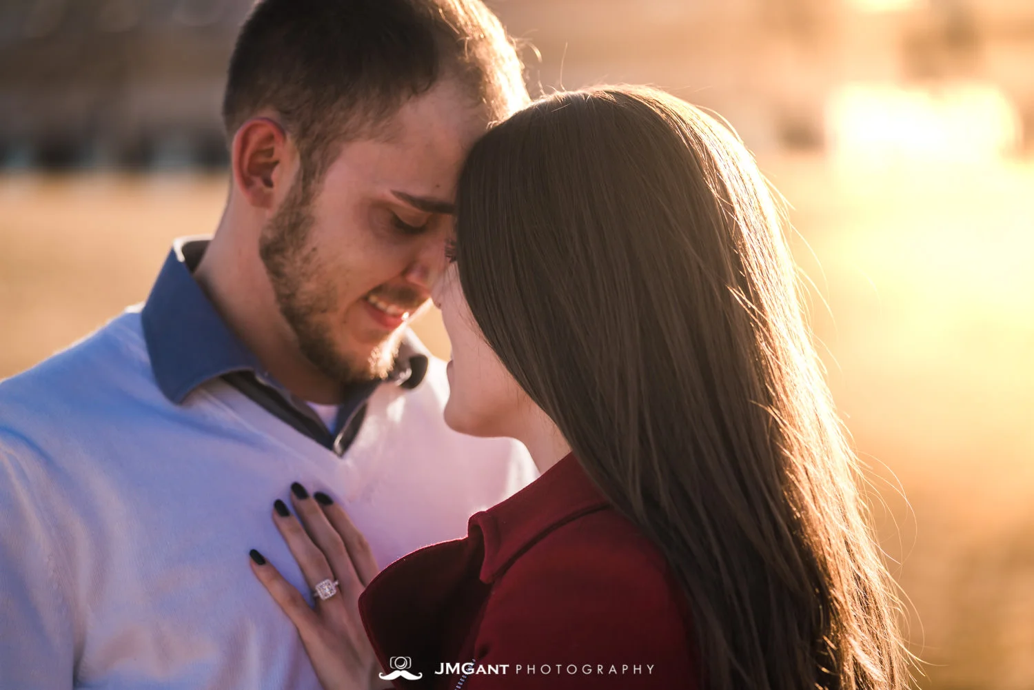 Downtown Denver Engagement Pictures captured by wedding photographer JMGant Photography