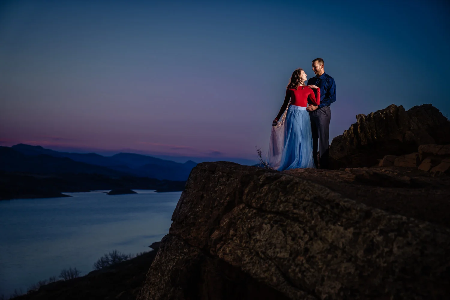 Horsetooth Reservoir Engagement Photos by Fort Collins Wedding Photographer JMGant Photography