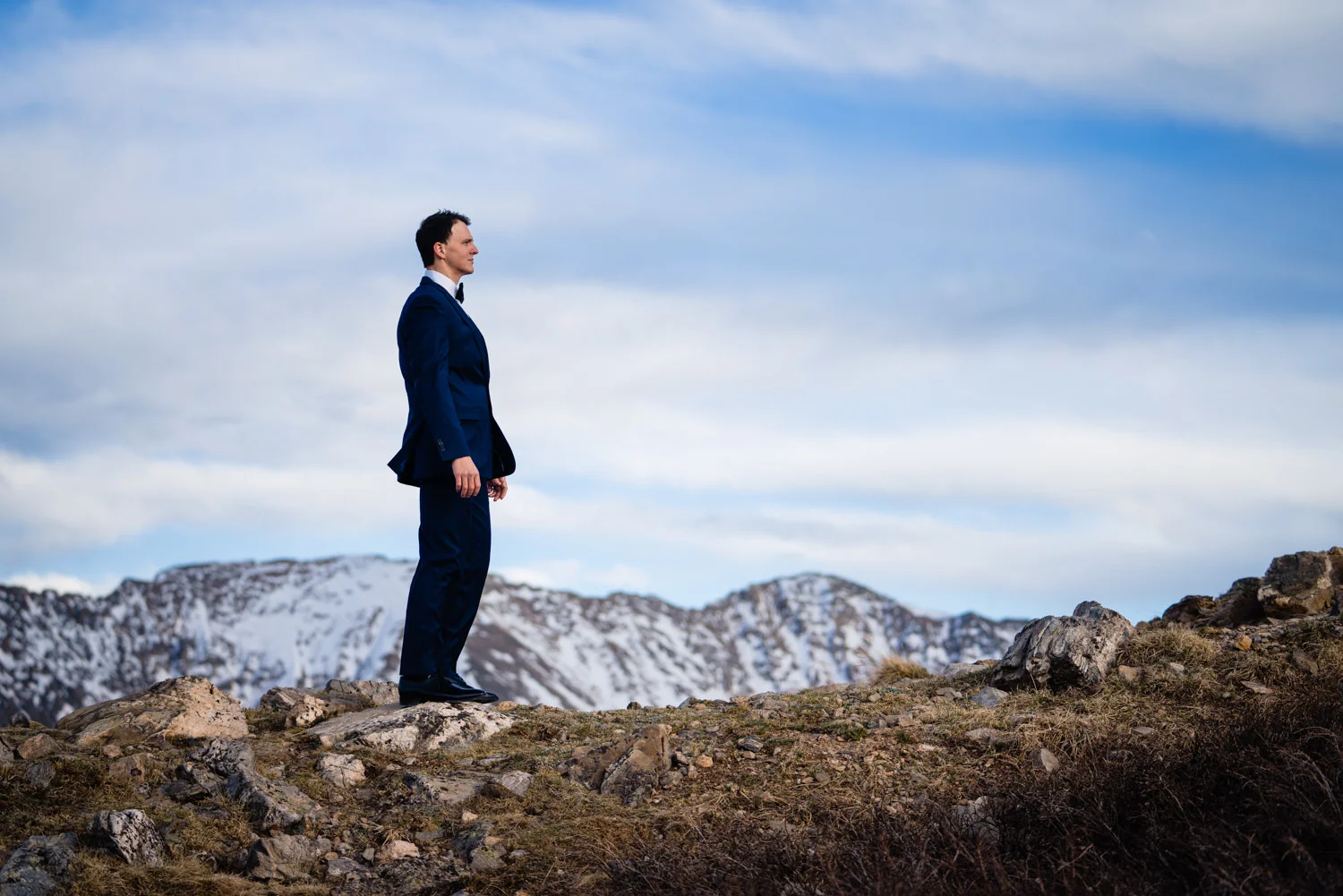Loveland Pass Firstlook by Colorado wedding photographer Jared M. Gant of JMGant Photography.