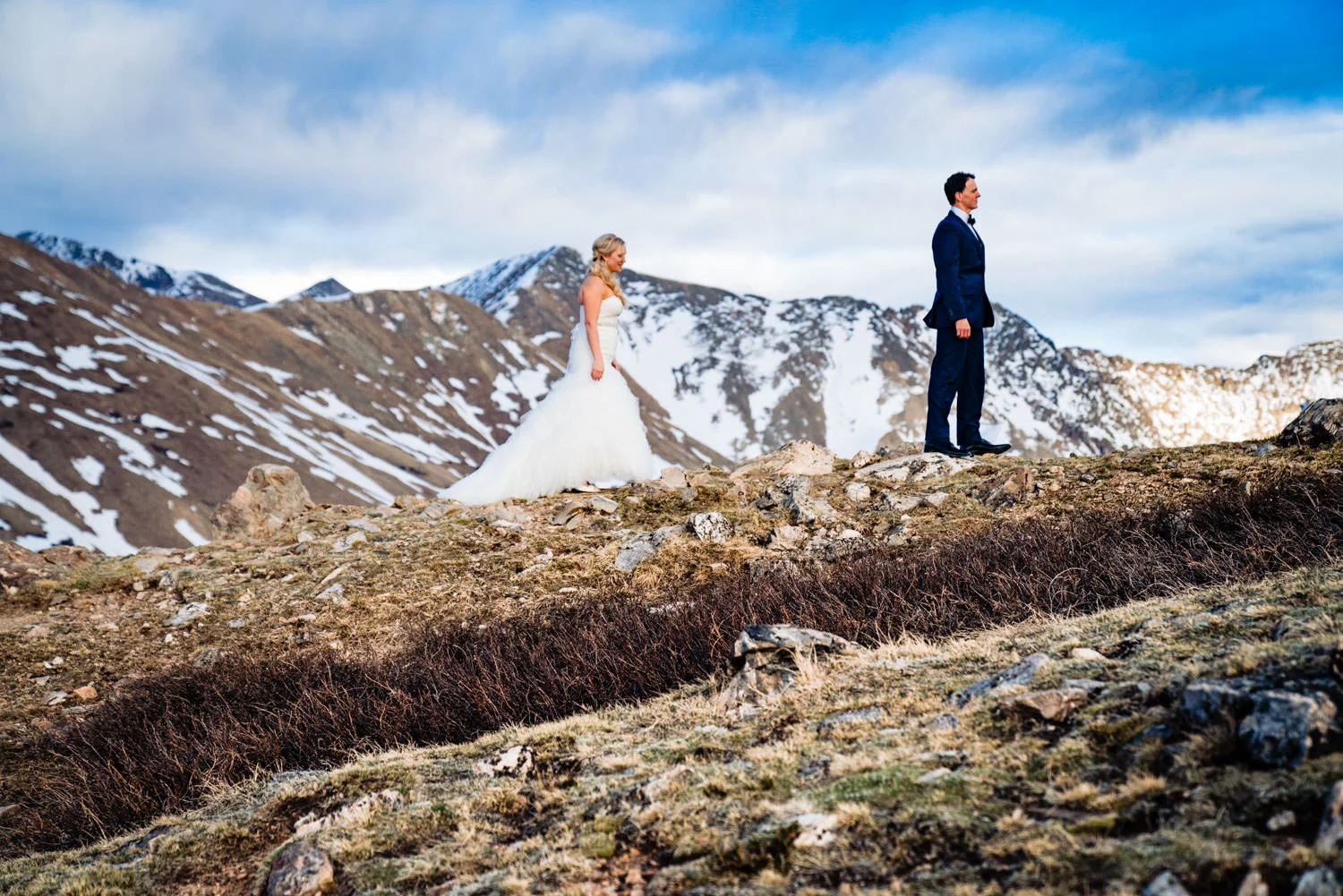 Loveland Pass Firstlook by Colorado wedding photographer Jared M. Gant of JMGant Photography.