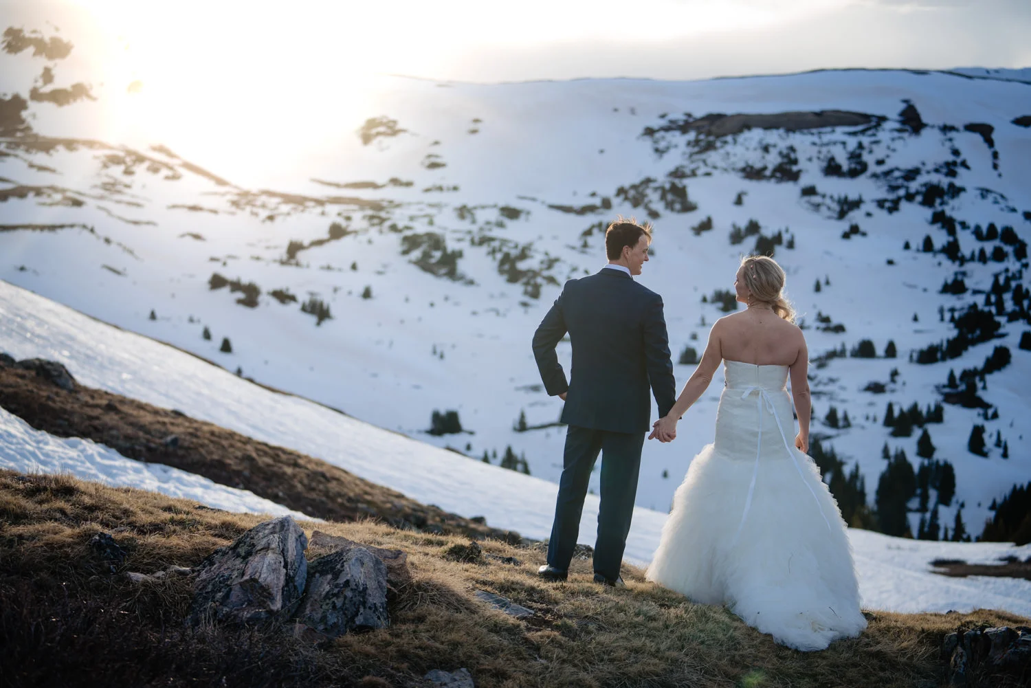 Loveland Pass Firstlook by Colorado wedding photographer Jared M. Gant of JMGant Photography.
