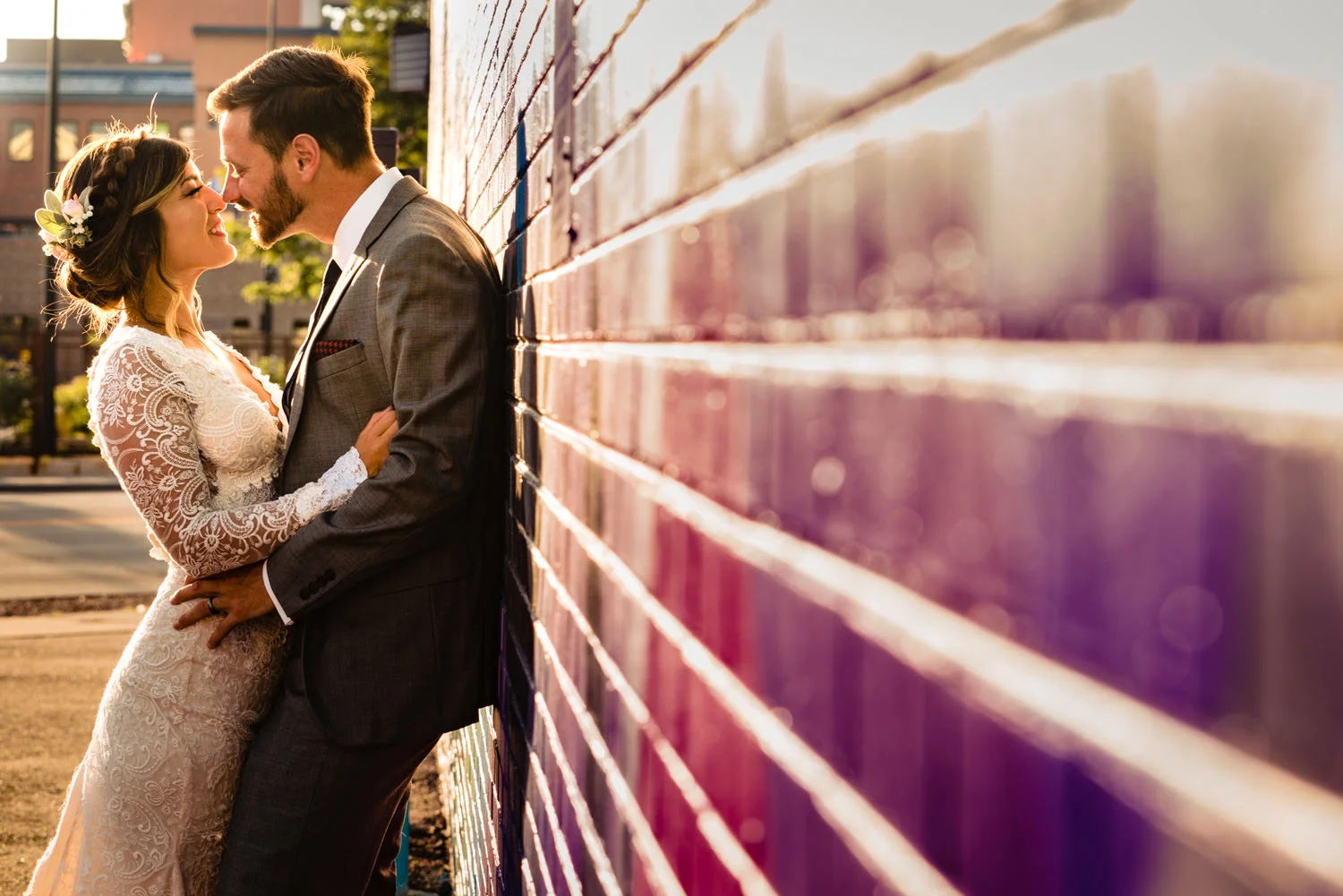 Downtown Denver Wedding by Wedding Photographer JMGant Photography