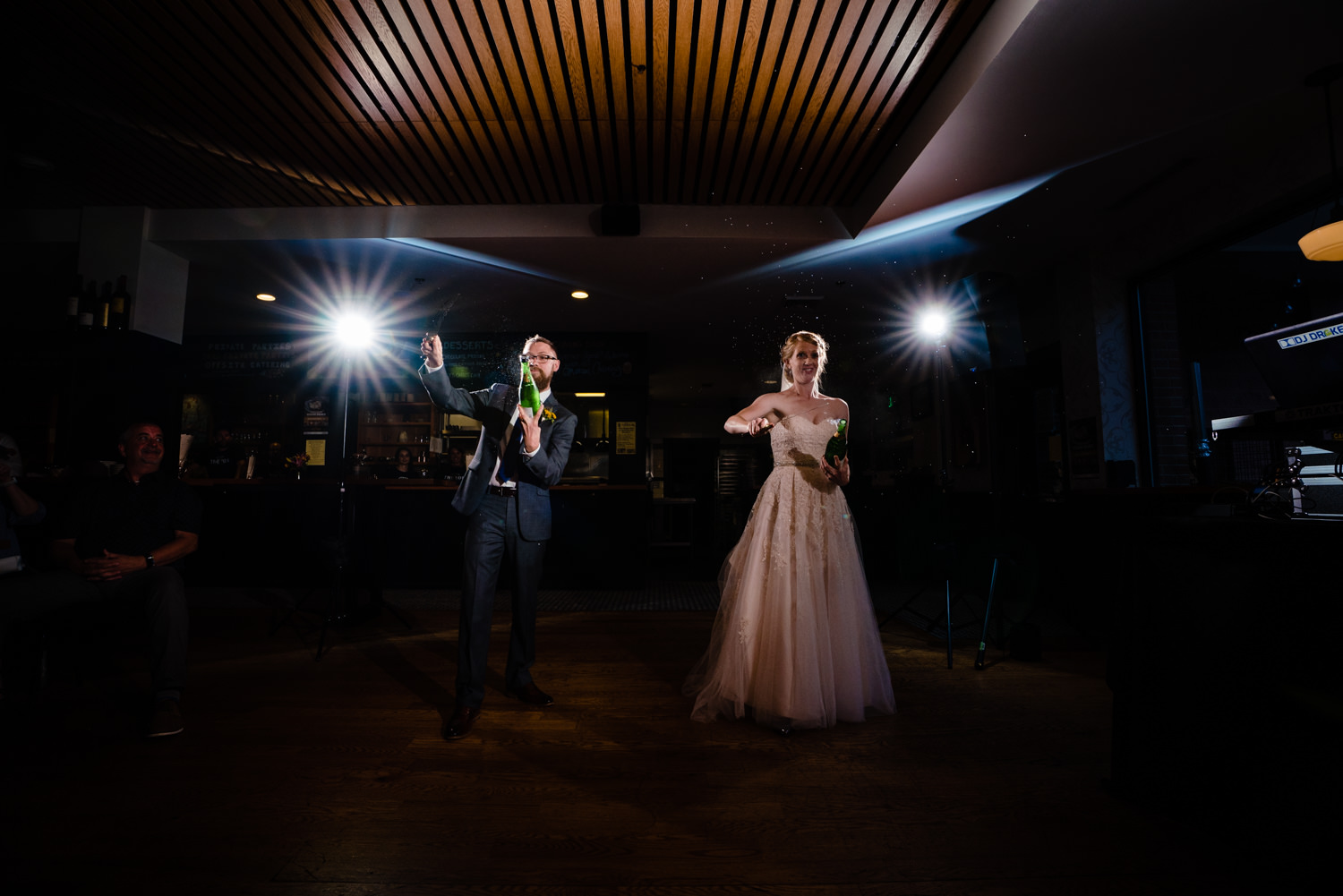 Boulder Colorado wedding at Under the Sun Eatery and Pizzeria by wedding photographer, JMGant Photography