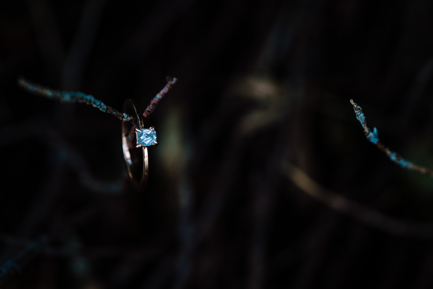 Wedding ring at Boulder Colorado wedding at Sunrise Amphitheater by wedding photographer, JMGant Photography
