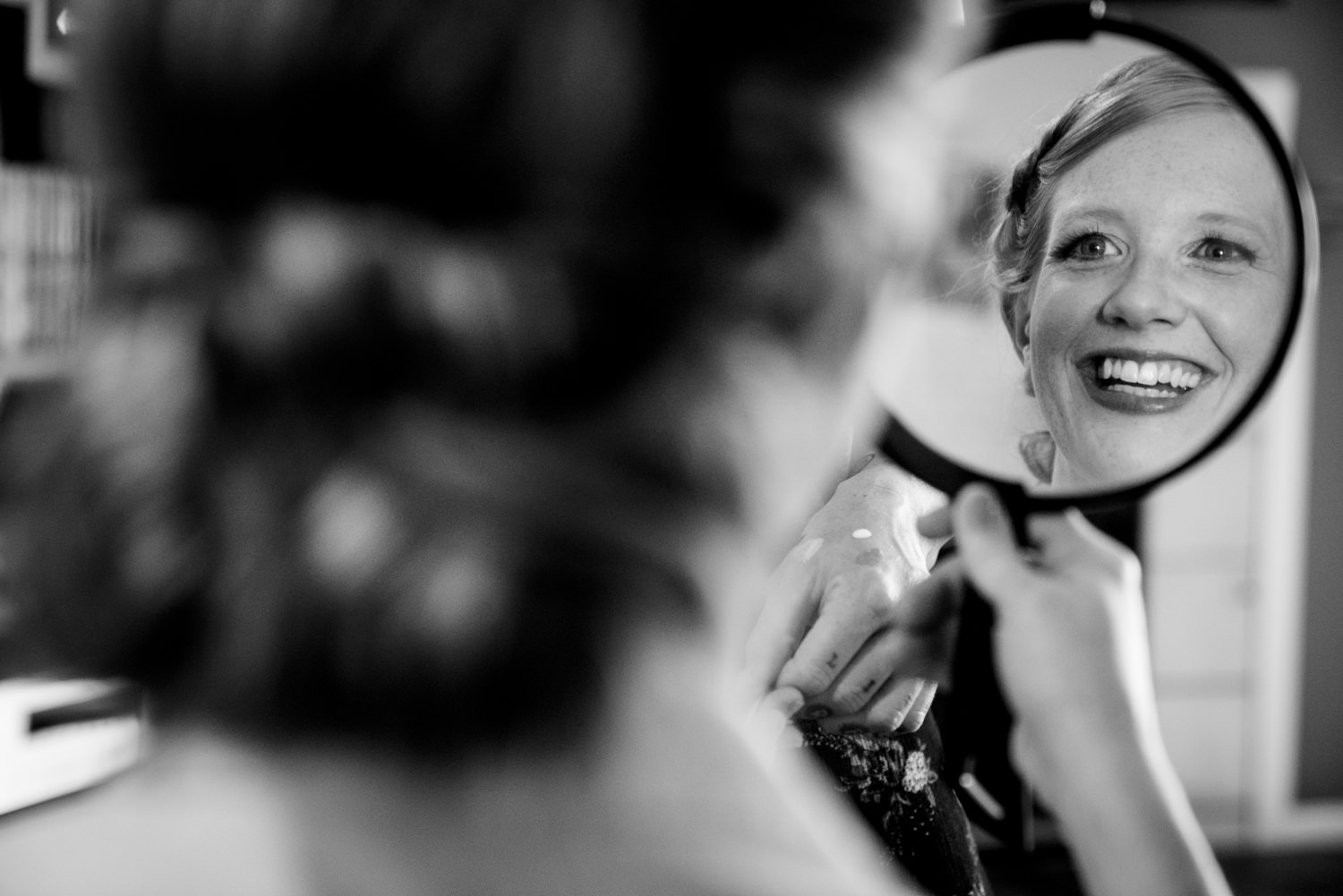 Getting ready for Boulder Colorado wedding at Sunrise Amphitheater by wedding photographer, JMGant Photography