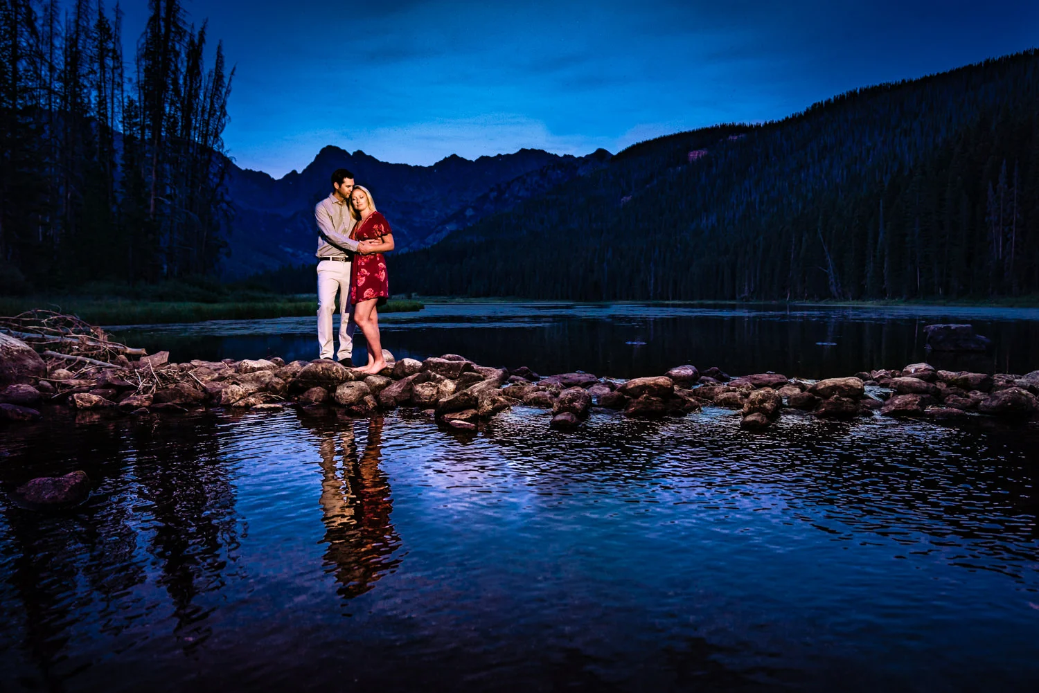 Piney River Ranch engagements by Vail Colorado wedding photographer, JMGant Photography