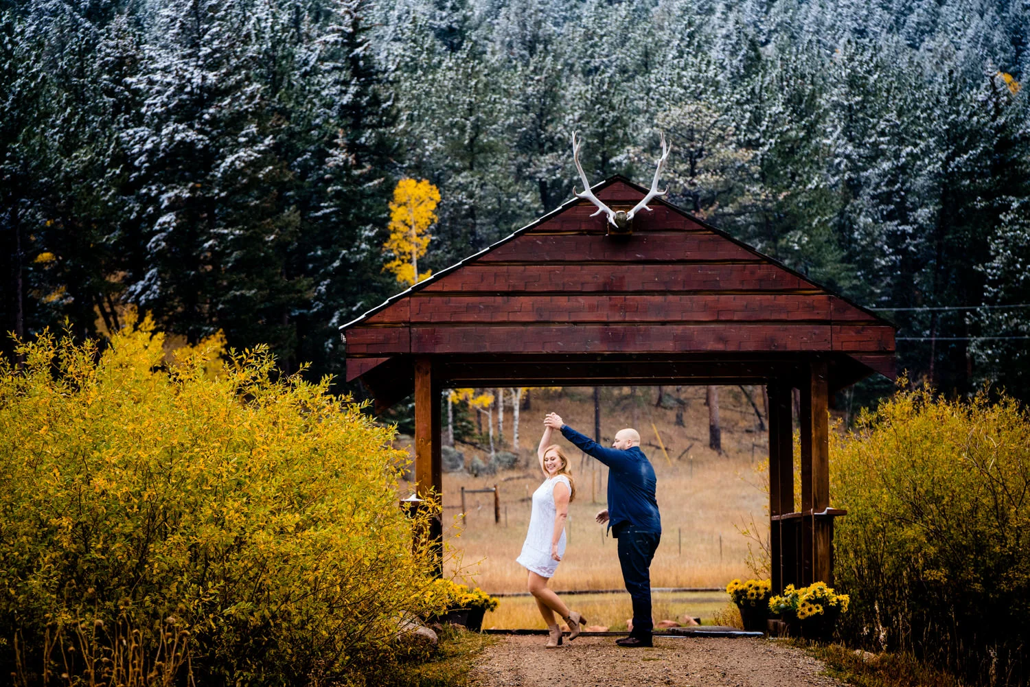 Colorado Fall Engagements | Bailey, Colorado Wedding Photographer | JMGant Photography
