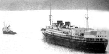 Under tow