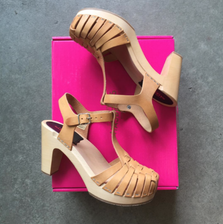 'Lise -Lott' in natural leather, available at pedX North