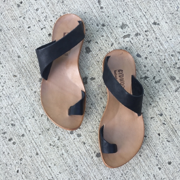 Thong sandal by Cydwoq at our Alberta Street location. 