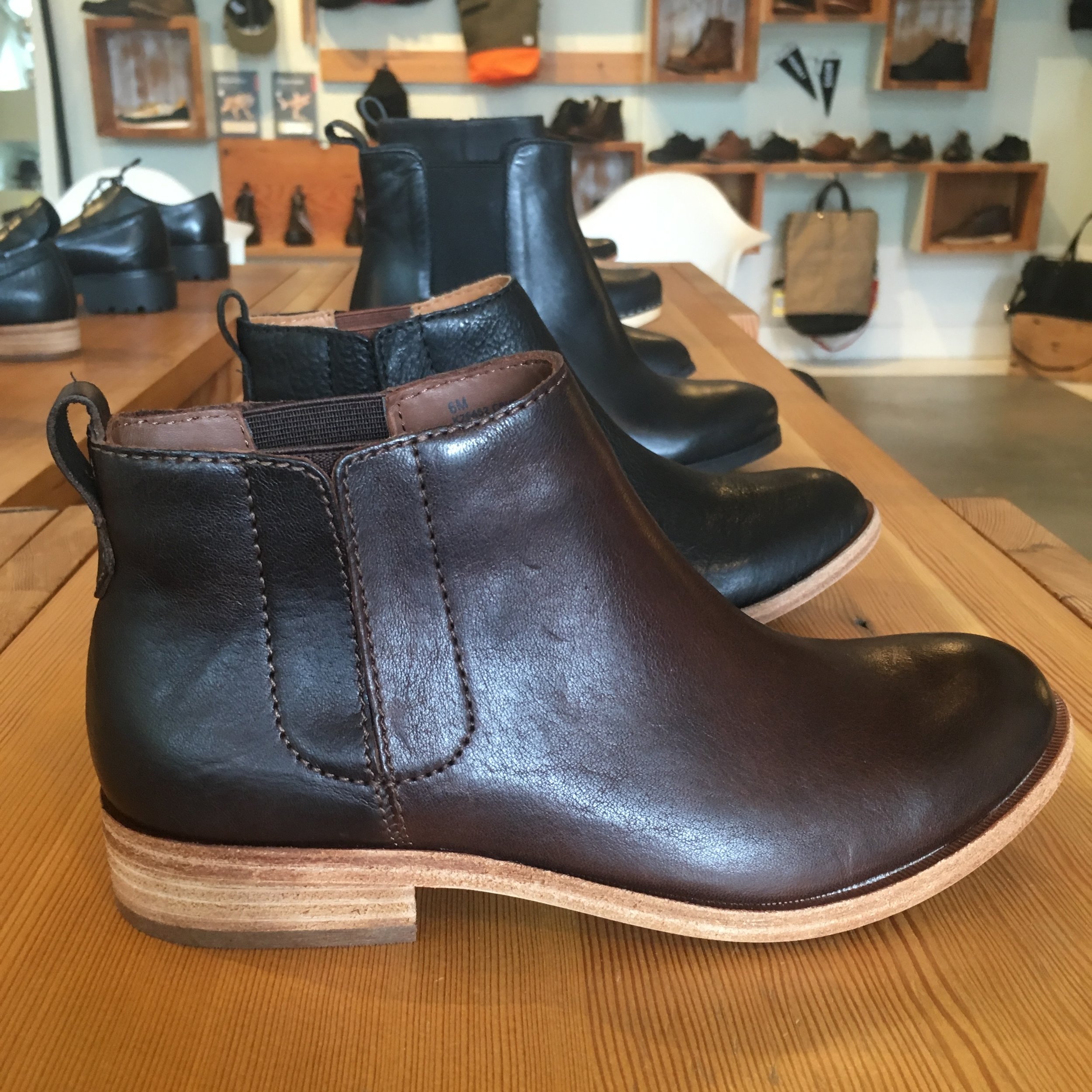 Kork-Ease Velma Boot, in deep brown and black, $190.00