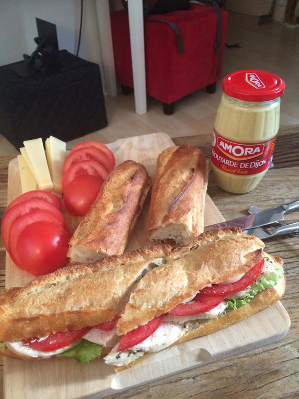 The restaurants were all overprice and not that great. Nothing was better then getting some fresh bread and fixings and eating at home.