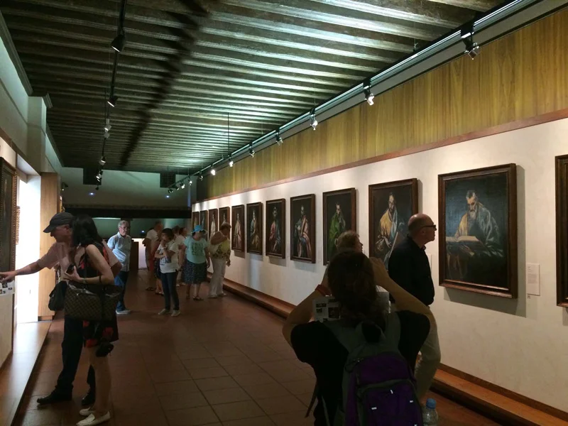 A fine assemblage of paintings in the old home of "the Greek"