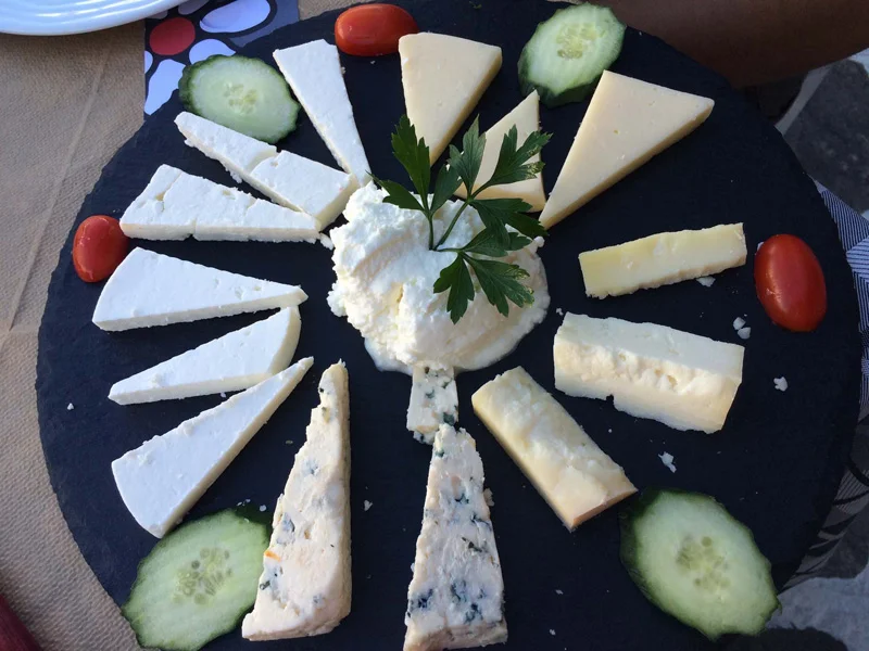 Delicious Naxian cheeses