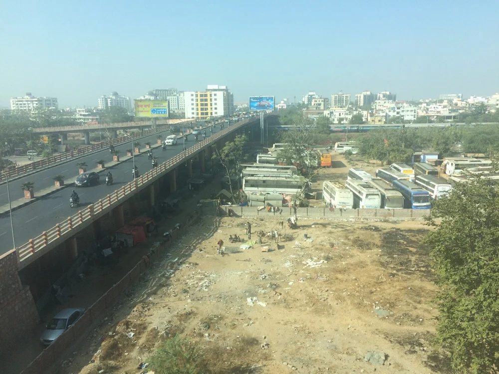 The Slum outside of the Hotel
