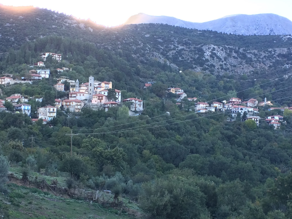 Christina's Mother's mountain village of Anavryti