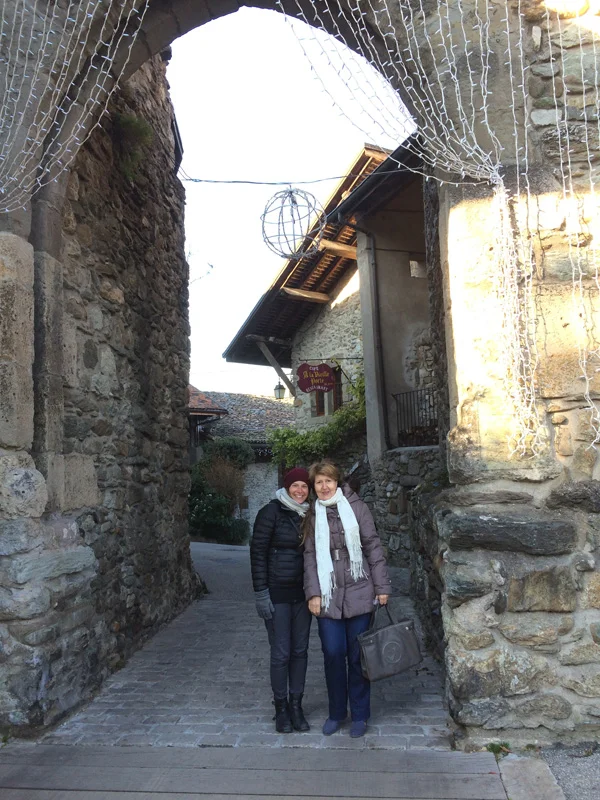 Christina with fab cousin Georgette