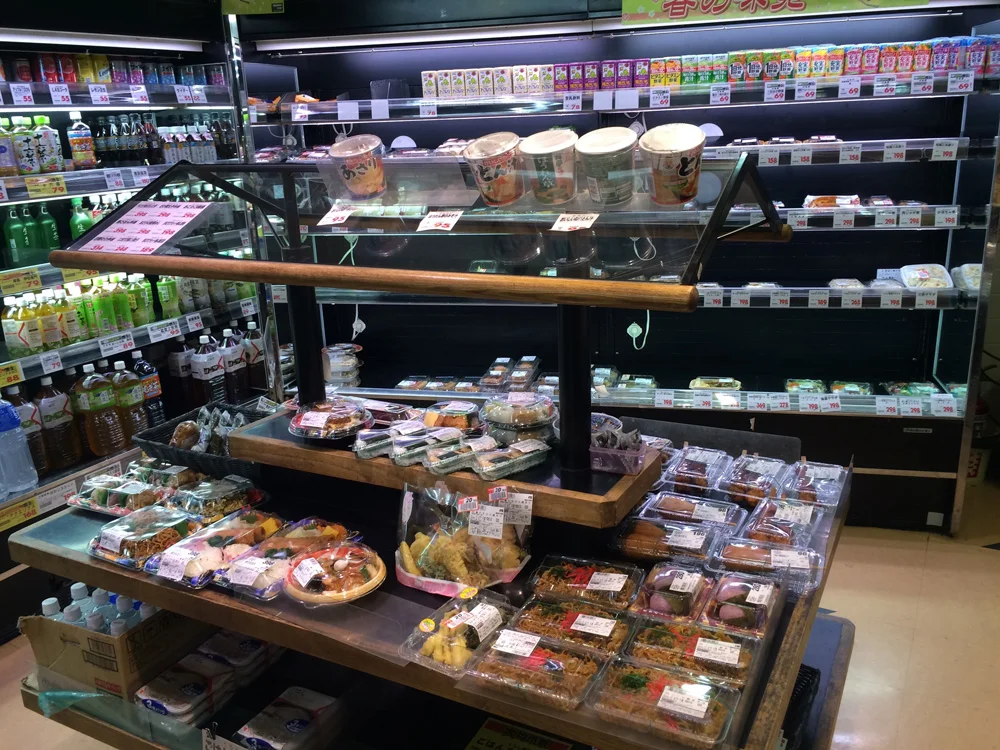 Delicious market food selections
