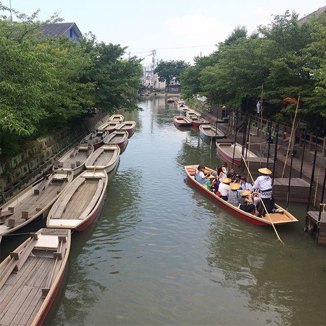 Such a magical time in the #Japanese countryside on #Kyushu island in the little canal town of #Yanagawa 🇯🇵 We explored old shrines, magical dragonflies, centuries old tea &amp; mochi shops, had matcha shave ice and fell deeper in love with #Japan 