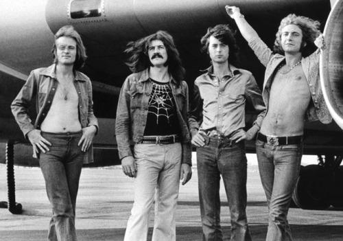 John Bonham (second from left) was a rock on which Led Zep could roll. Photograph: RV1864