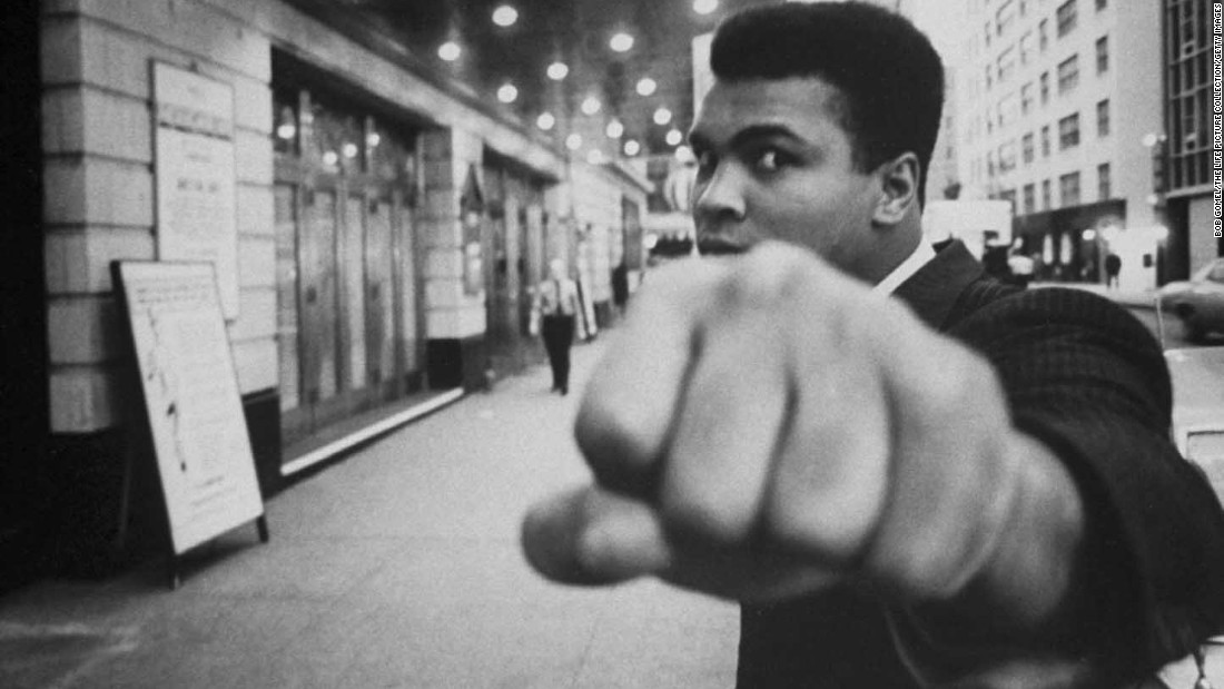 Streetwise rapper ... Muhammad Ali
