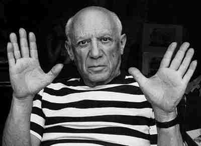 Pablo Picasso from his escaped prisoner period