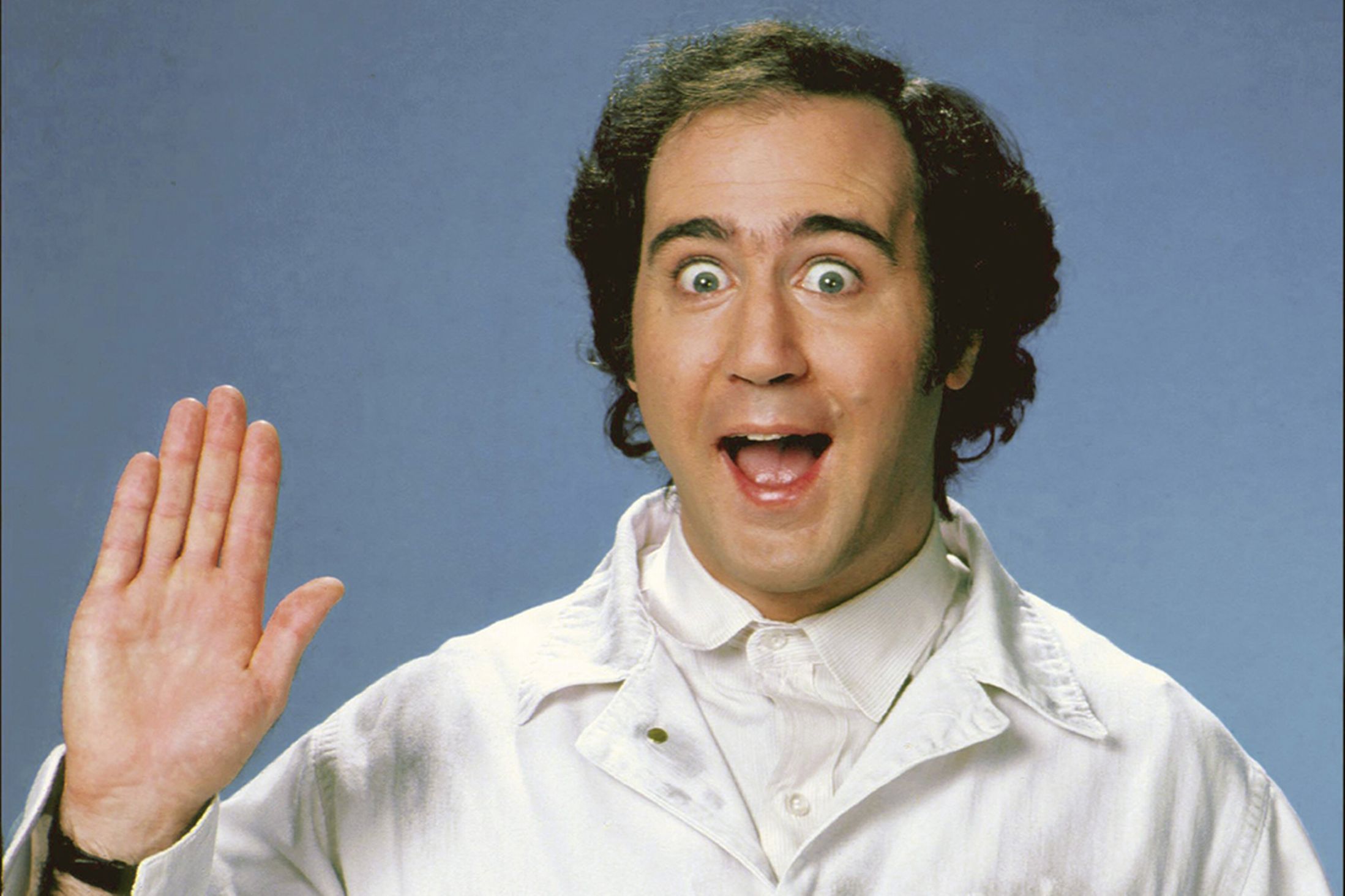 HI! I'm Andy Kaufman. Where am I? Who sang about me?