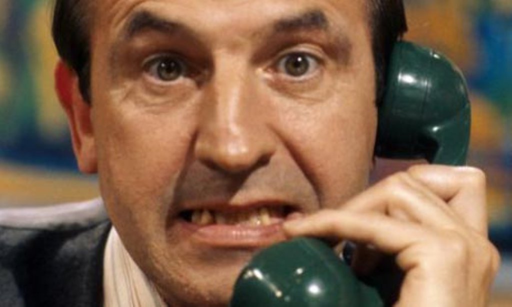 Reginald Perrin - definitely falling rather than rising