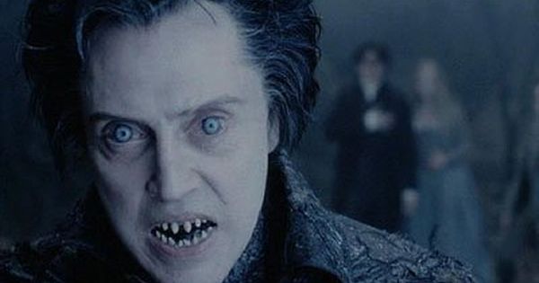 You don't want him to turn up. Christopher Walken as the headless horseman in Sleepy Hollow, er, with ... his head