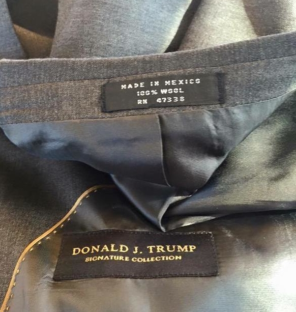 Tailored irony. Perhaps he will build a mall to sell it?