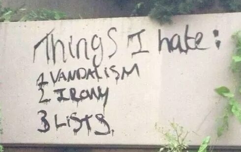 Irony in analogue