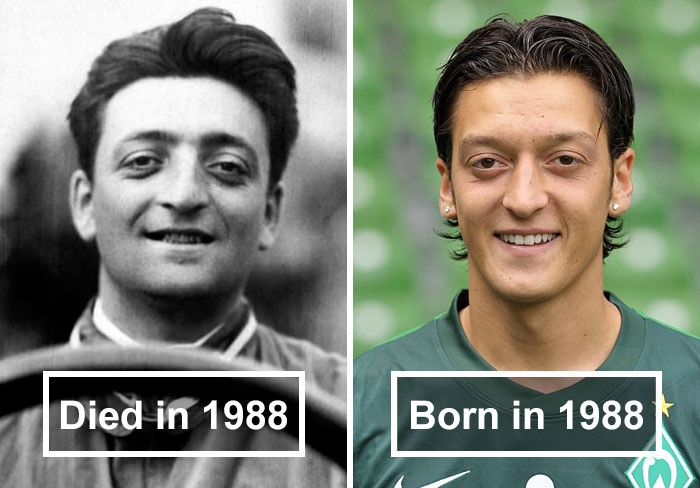 Enzo Ferrari and Mesut Özil