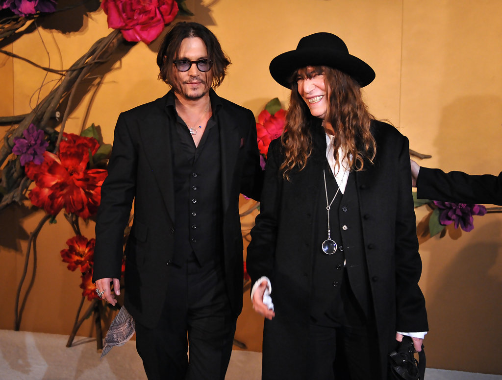 Johnny Depp and Patti Smith - mutual admiration