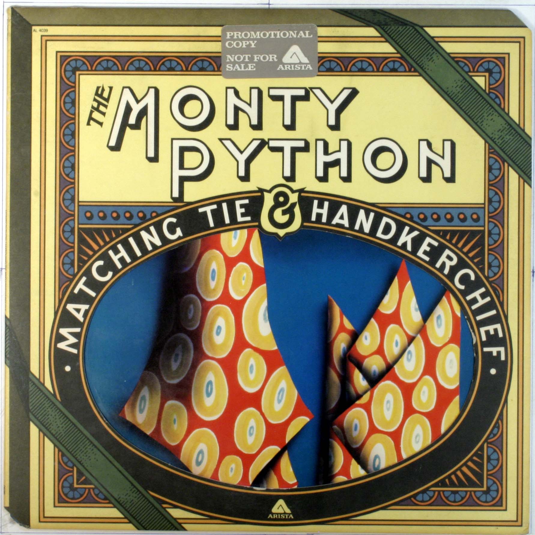 Monty Python. Where's the needle going to drop?